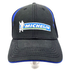 Licensed MICHELIN Trucker Cap Black Blue Cotton Poly Blend Adult One Size